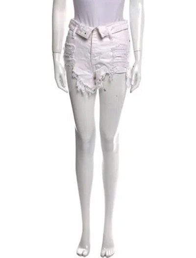 Pre-owned Alexander Wang Mini Shorts In White