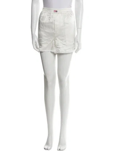 Pre-owned Alexander Wang Mini Shorts In White