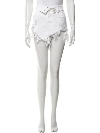 Pre-owned Alexander Wang Mini Shorts In White