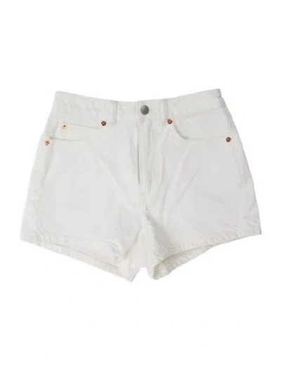 Pre-owned Alexander Wang Mini Shorts In White