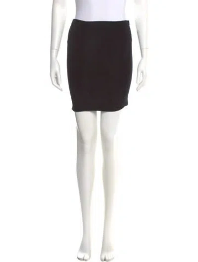 Pre-owned Alexander Wang Mini Skirt In Black