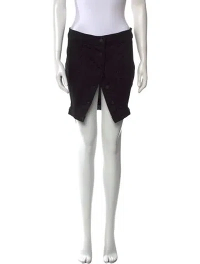 Pre-owned Alexander Wang Mini Skirt In Black