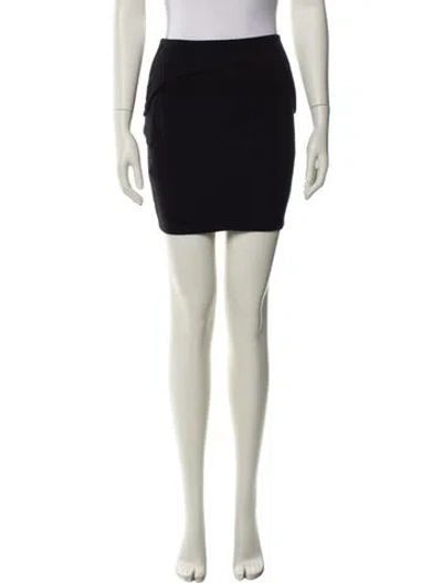 Pre-owned Alexander Wang Mini Skirt In Black