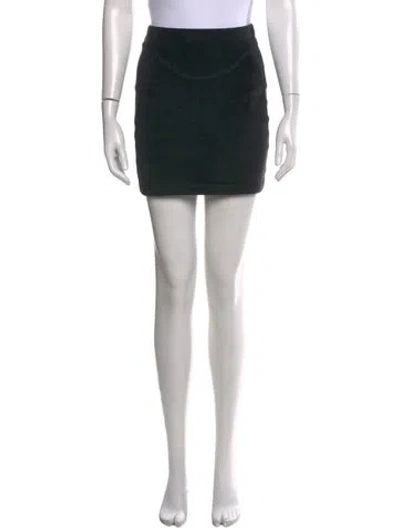 Pre-owned Alexander Wang Mini Skirt In Black
