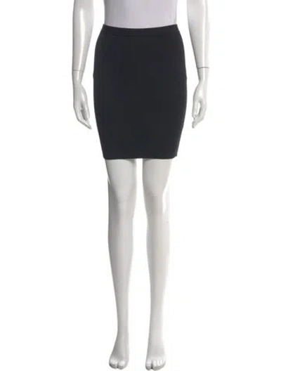 Pre-owned Alexander Wang Mini Skirt In Black