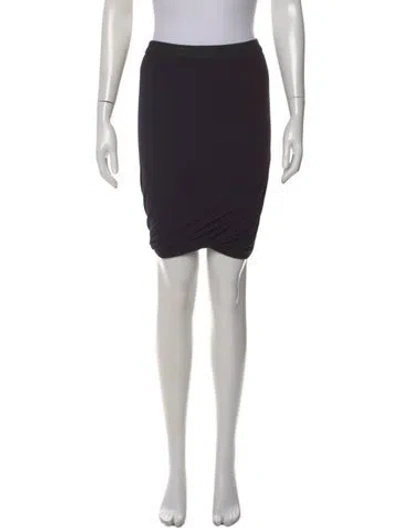 Pre-owned Alexander Wang Mini Skirt In Black
