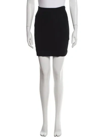 Pre-owned Alexander Wang Mini Skirt In Black