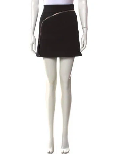 Pre-owned Alexander Wang Mini Skirt In Black