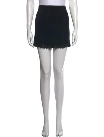 Pre-owned Alexander Wang Mini Skirt In Black