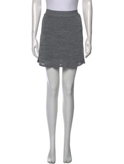 Pre-owned Alexander Wang Mini Skirt In Black
