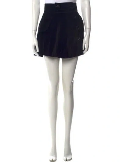 Pre-owned Alexander Wang Mini Skirt In Black