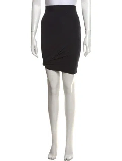 Pre-owned Alexander Wang Mini Skirt In Black