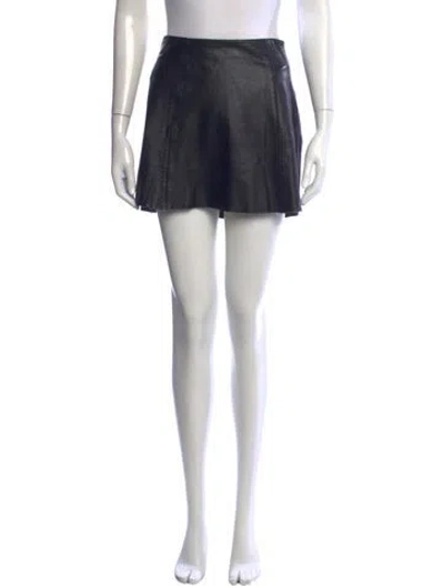 Pre-owned Alexander Wang Mini Skirt In Black