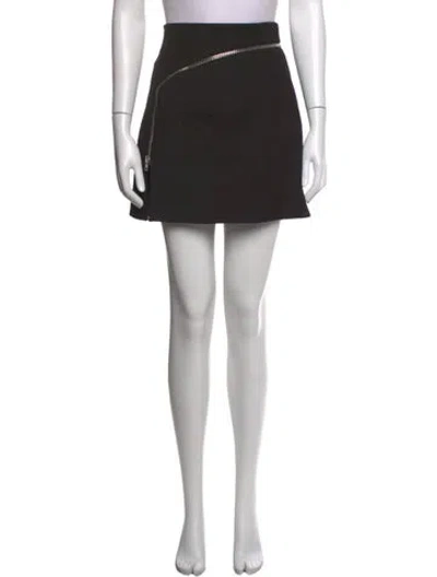 Pre-owned Alexander Wang Mini Skirt In Black