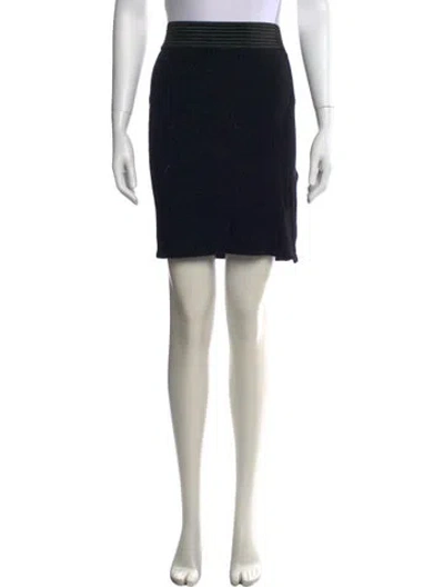 Pre-owned Alexander Wang Mini Skirt In Black