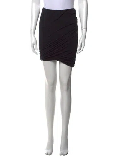 Pre-owned Alexander Wang Mini Skirt In Black
