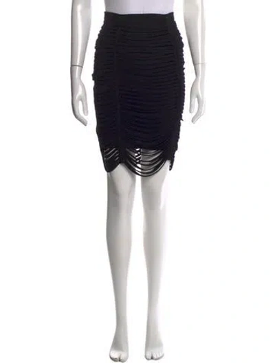 Pre-owned Alexander Wang Mini Skirt In Black
