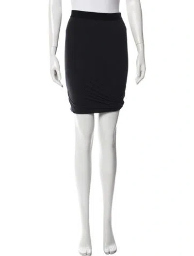 Pre-owned Alexander Wang Mini Skirt In Black