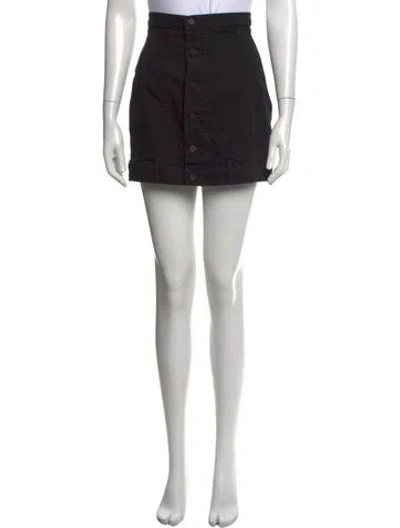 Pre-owned Alexander Wang Mini Skirt In Black