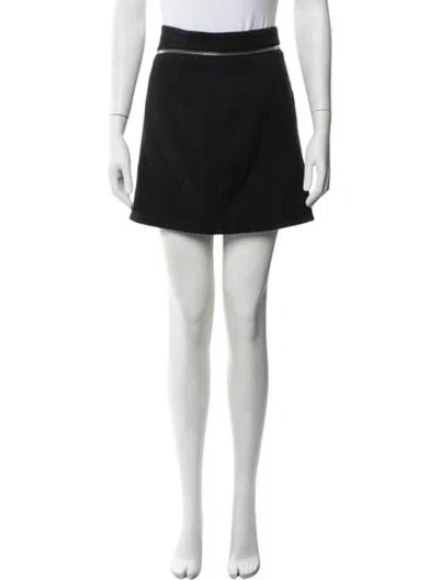 Pre-owned Alexander Wang Mini Skirt In Black