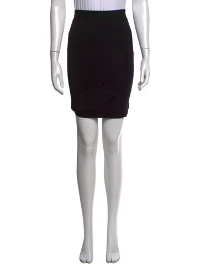 Pre-owned Alexander Wang Mini Skirt In Black