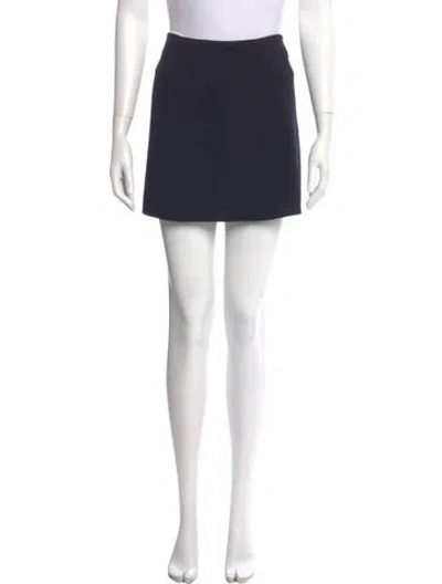 Pre-owned Alexander Wang Mini Skirt In Blue