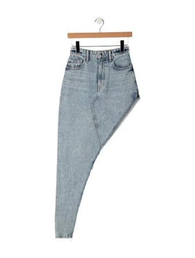 Pre-owned Alexander Wang Mini Skirt In Blue