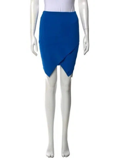 Pre-owned Alexander Wang Mini Skirt In Blue
