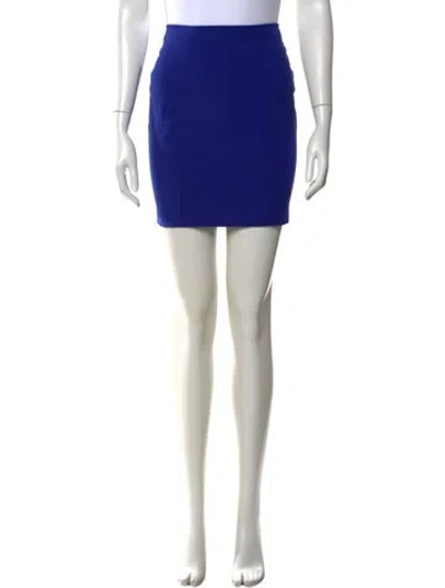 Pre-owned Alexander Wang Mini Skirt In Blue