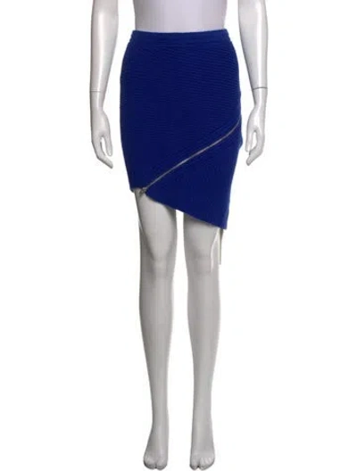 Pre-owned Alexander Wang Mini Skirt In Blue