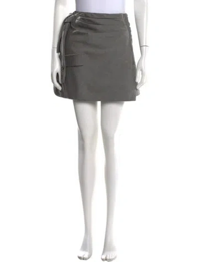 Pre-owned Alexander Wang Mini Skirt In Brown