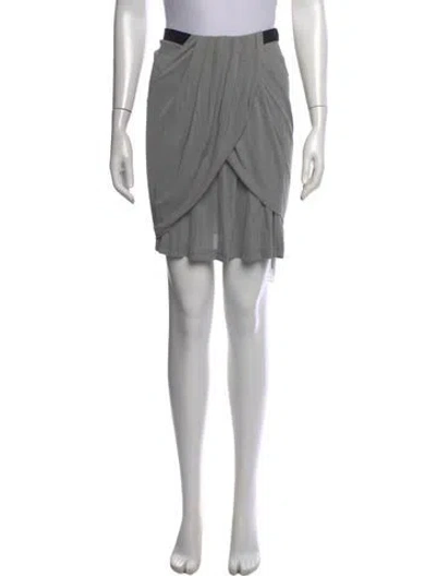 Pre-owned Alexander Wang Mini Skirt In Grey