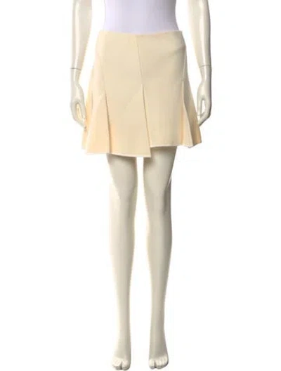 Pre-owned Alexander Wang Mini Skirt In Neutral