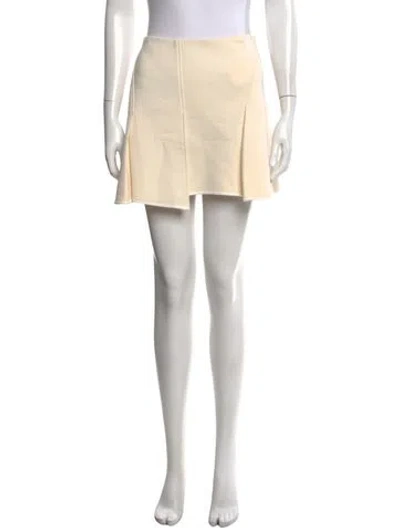 Pre-owned Alexander Wang Mini Skirt In Neutrals