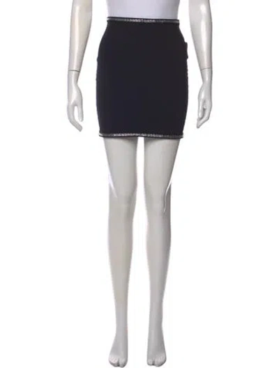 Pre-owned Alexander Wang Mini Skirt W/ Tags In Black