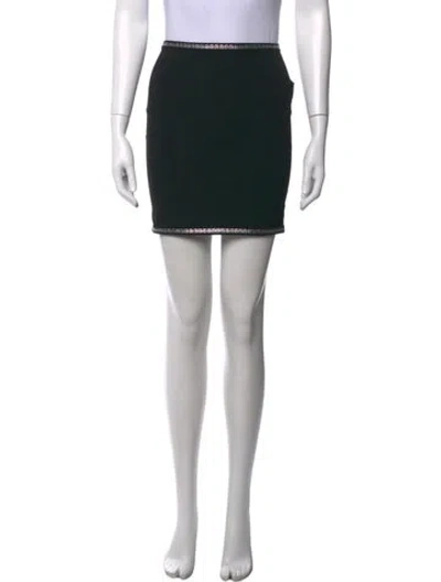 Pre-owned Alexander Wang Mini Skirt W/ Tags In Black