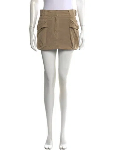 Pre-owned Alexander Wang Mini Skirt W/ Tags In Neutral