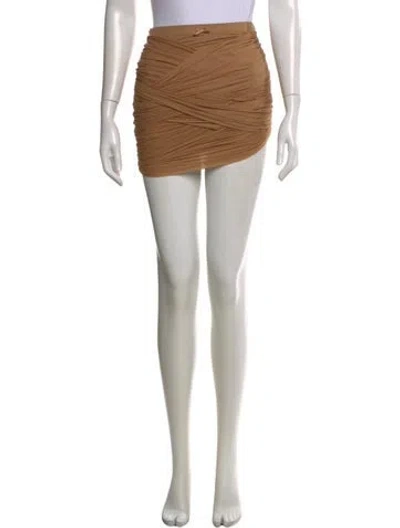 Pre-owned Alexander Wang Mini Skirt W/ Tags In Neutral