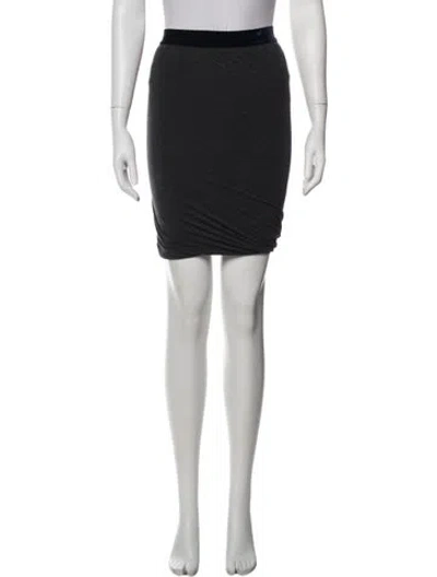 Pre-owned Alexander Wang Mini Skirt In White