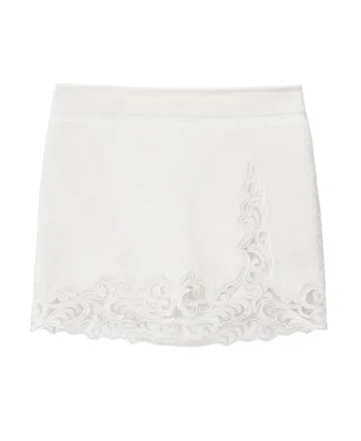 Alexander Wang Mini Skirt In White