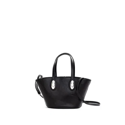 Alexander Wang Mini Tote Dome Shoulder Bag In Black