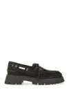 Alexander Wang Brown Cow Leather Loafers In Brown