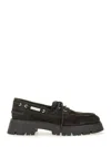 Alexander Wang Brown Cow Leather Loafers In Brown