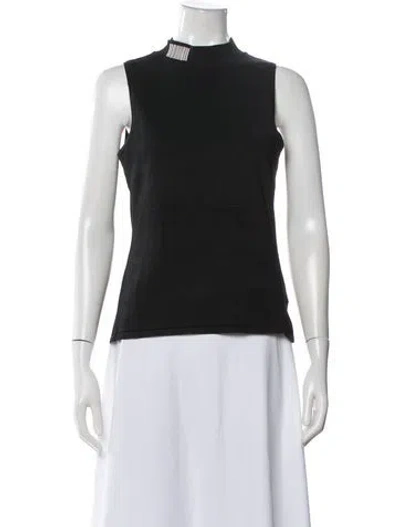 Pre-owned Alexander Wang Mock Neck Sleeveless Top In Multi