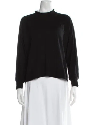 Pre-owned Alexander Wang Mock Neck Sweater In Black