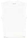 Alexander Wang Mock-neck Tank Top In White