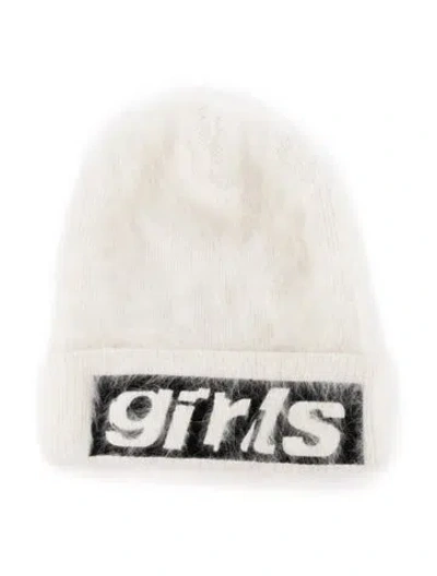 Pre-owned Alexander Wang Mohair Hat In White