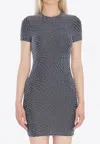 Alexander Wang Mini Dress In Graphite In Gray