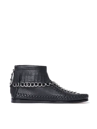 Alexander Wang Montana Boot With Rings In Blue