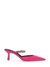 Alexander Wang Mini Crystal-embellished Pumps With 6.5cm Heel In Fuchsia